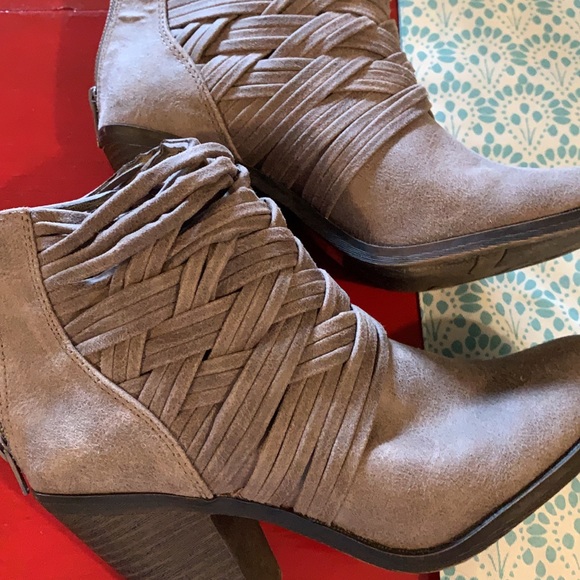 Tan Booties - Picture 1 of 2